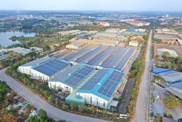 ROOFTOP SOLAR PANEL AT HO NAI 3 INDUSTRIAL CLUSTERS – PIONEER IN USING CLEAN ENERGY ON PLANTS’ ROOFTOP
